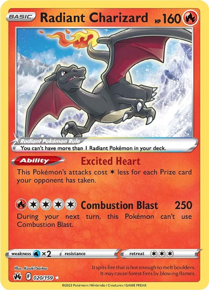 Radiant Charizard 020/159 NM