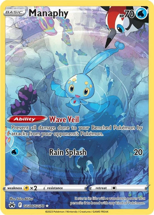 Manaphy gg06 NM