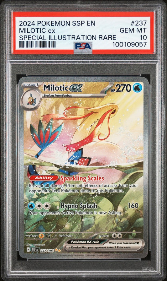 PSA 10 Milotic ex 2024 Surging Sparks 237/191